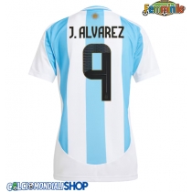 Maglie da calcio Argentina Julian Alvarez #9 Prima Maglia Femminile Copa America 2024 Manica Corta